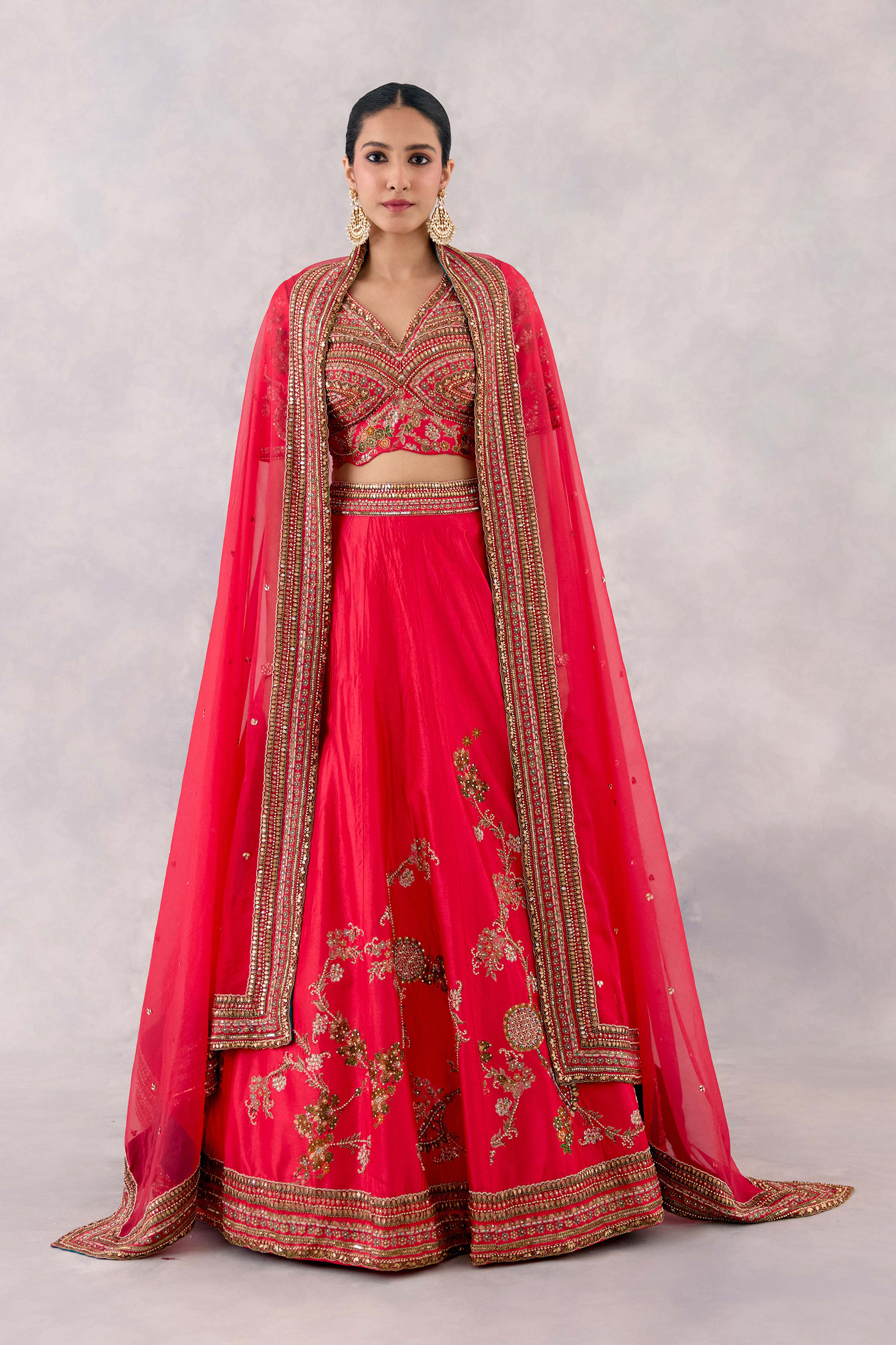 Rani Pink Silk Lehenga Set