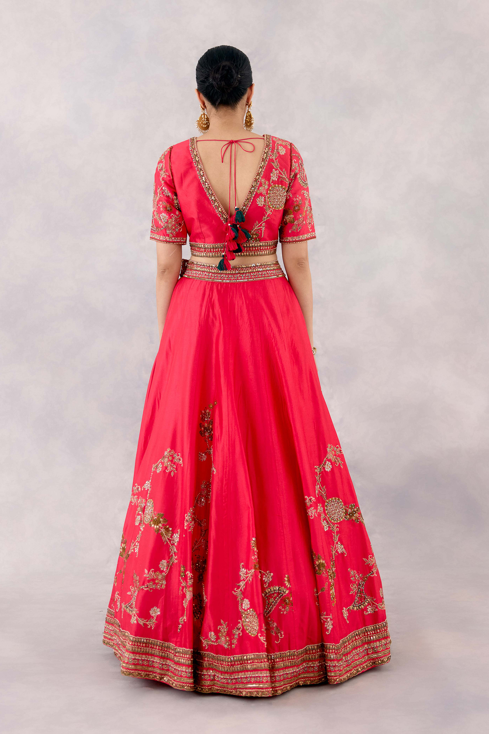 Rani Pink Silk Lehenga Set