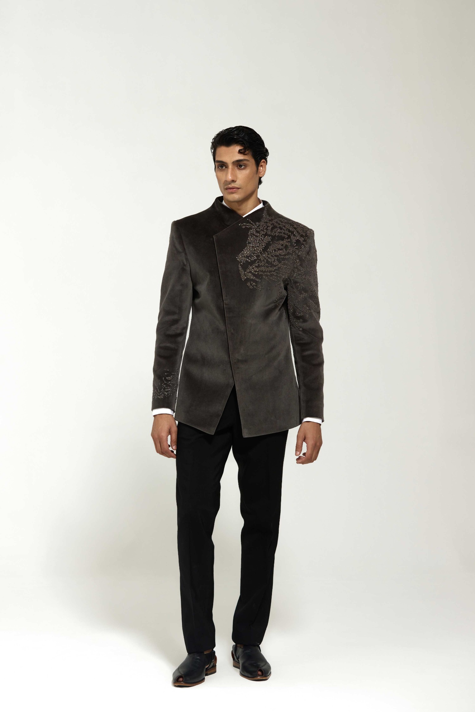 Classic Suede Jacket Set