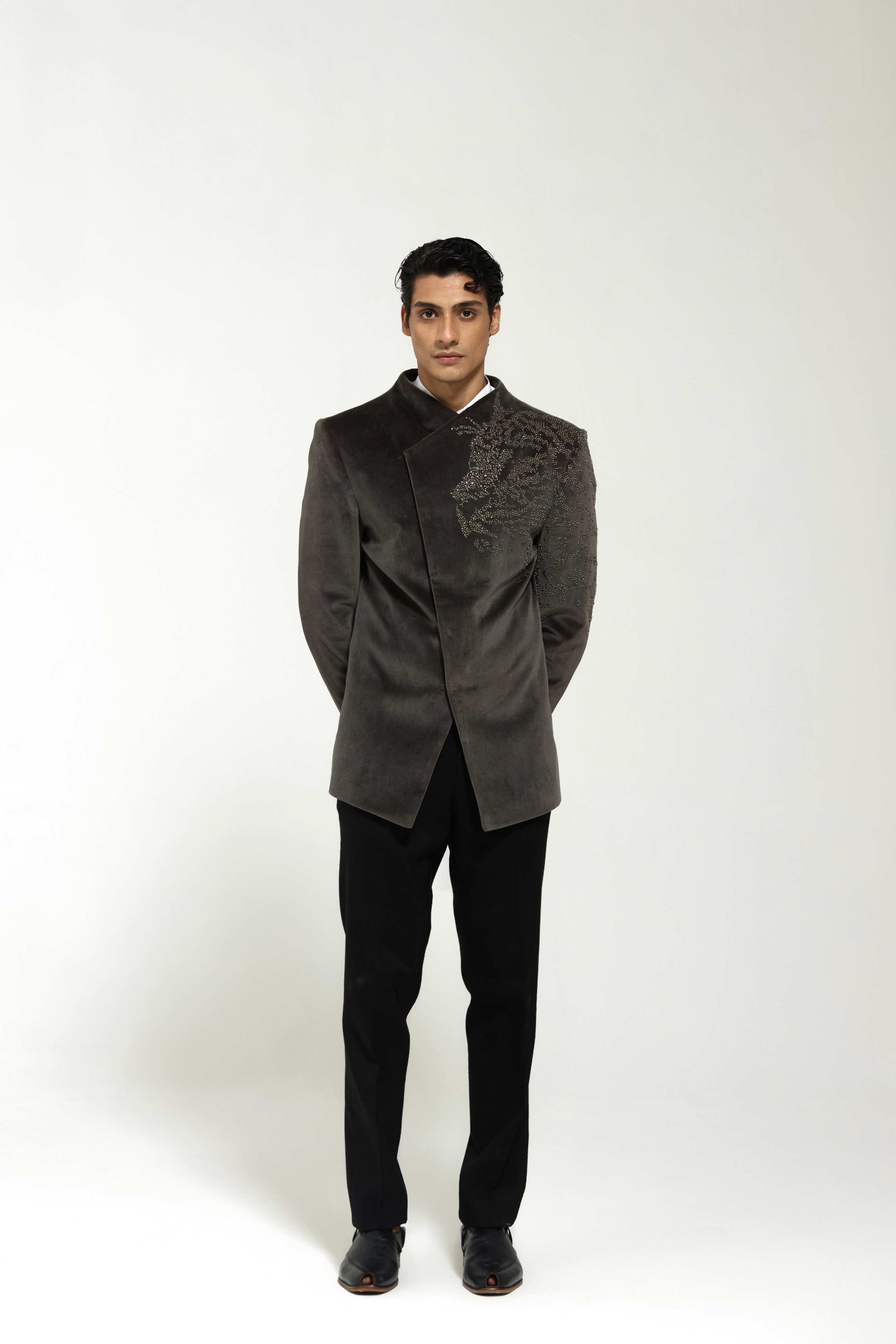 Classic Suede Jacket Set