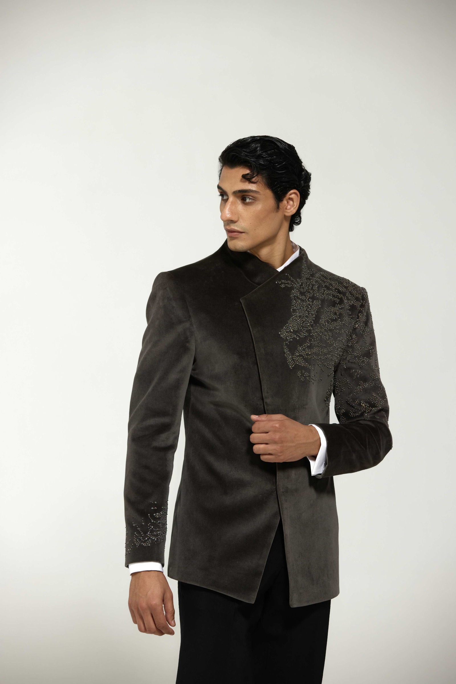 Classic Suede Jacket Set