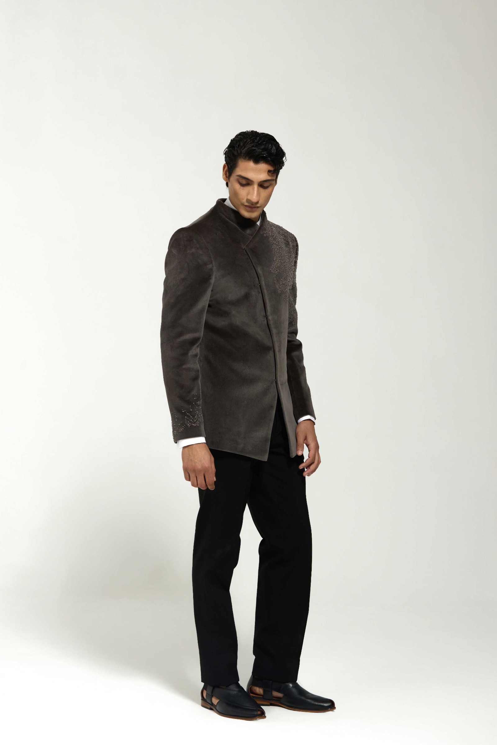 Classic Suede Jacket Set