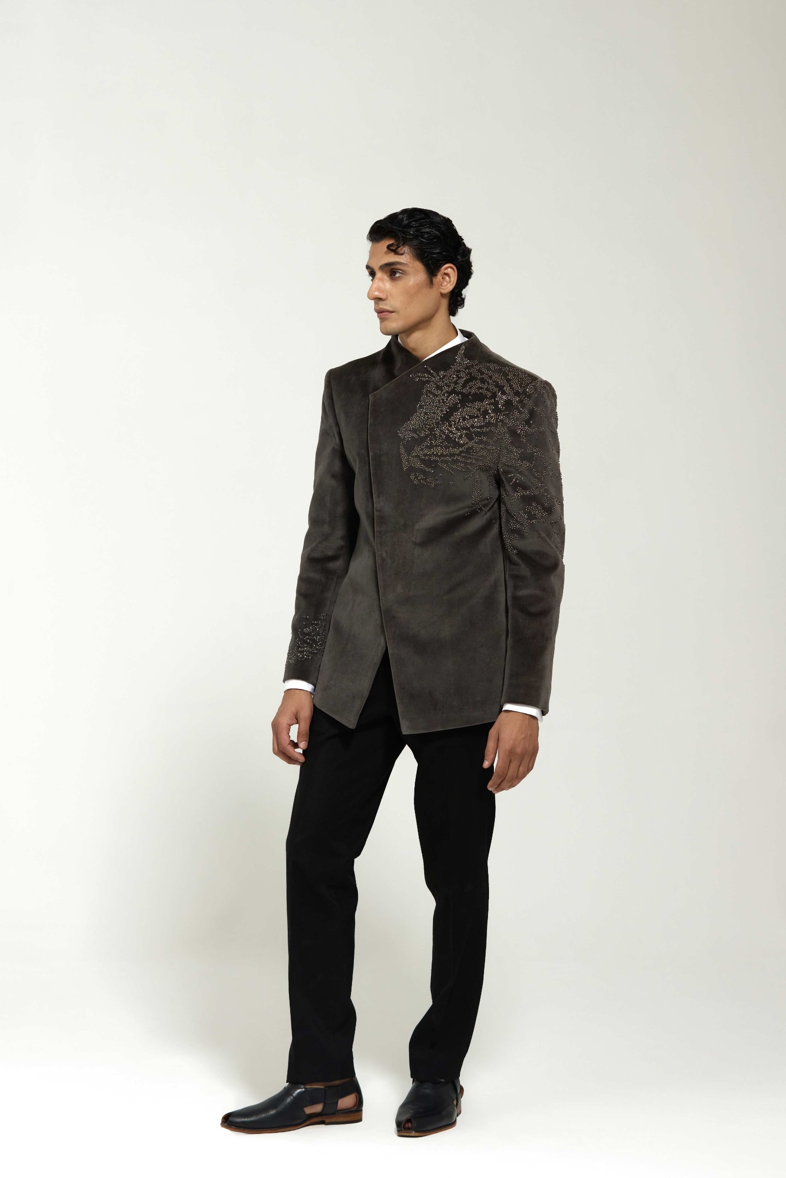 Classic Suede Jacket Set