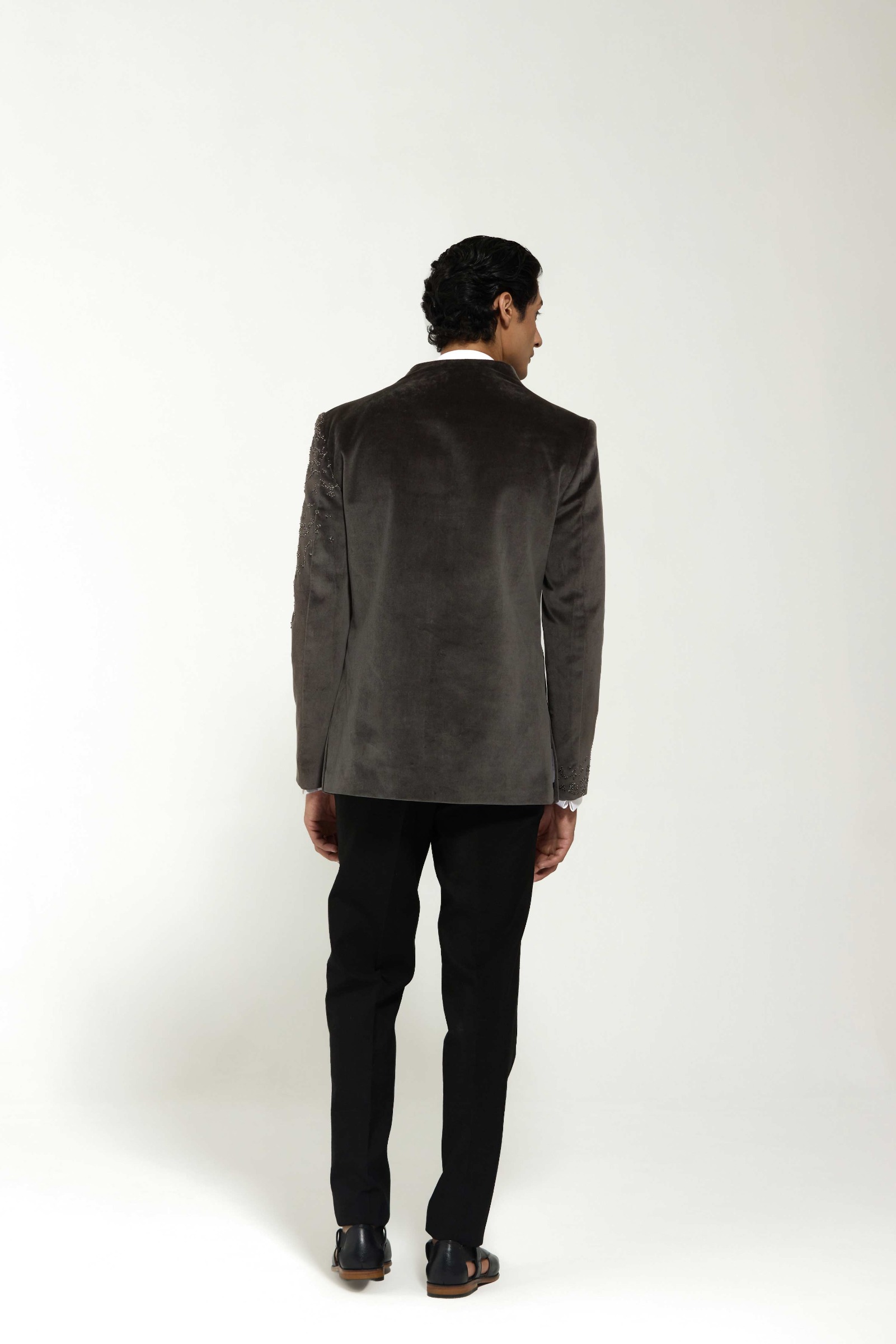 Classic Suede Jacket Set