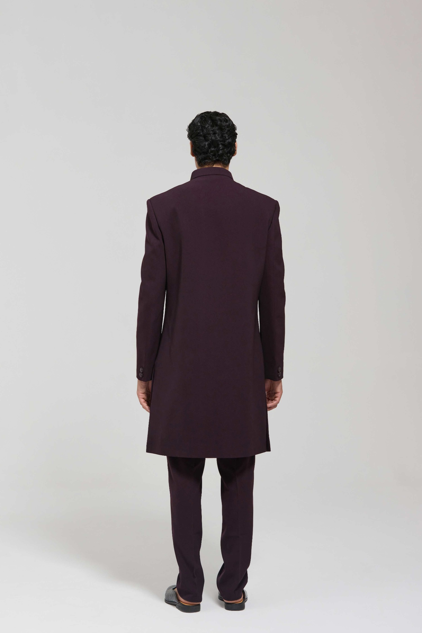 Wine Signature Sherwani Set