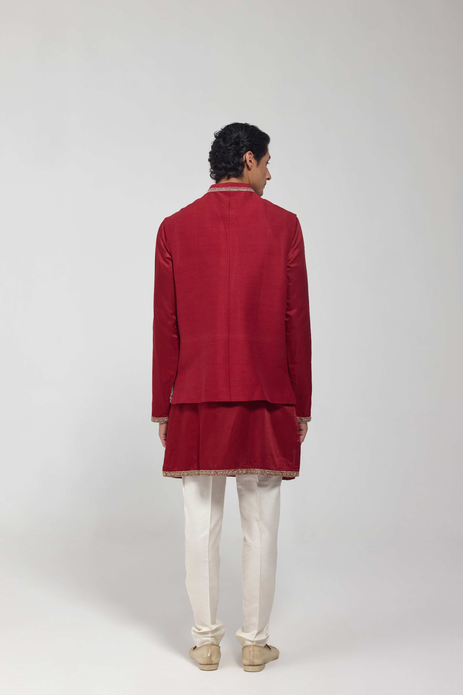 Zardozi Half Jacket Set