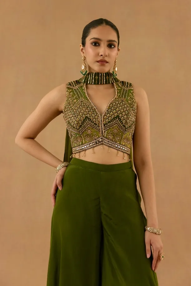 Mehendi Green sharara set
