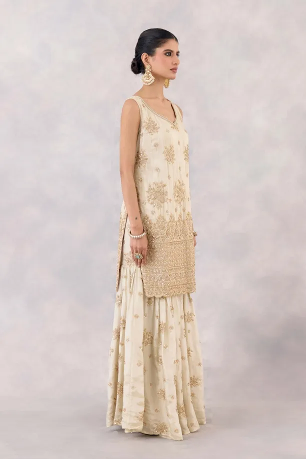 Ivory Georgette Garara set