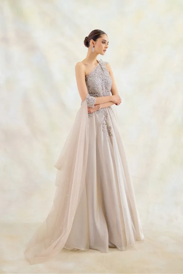 Pearl White Gown 