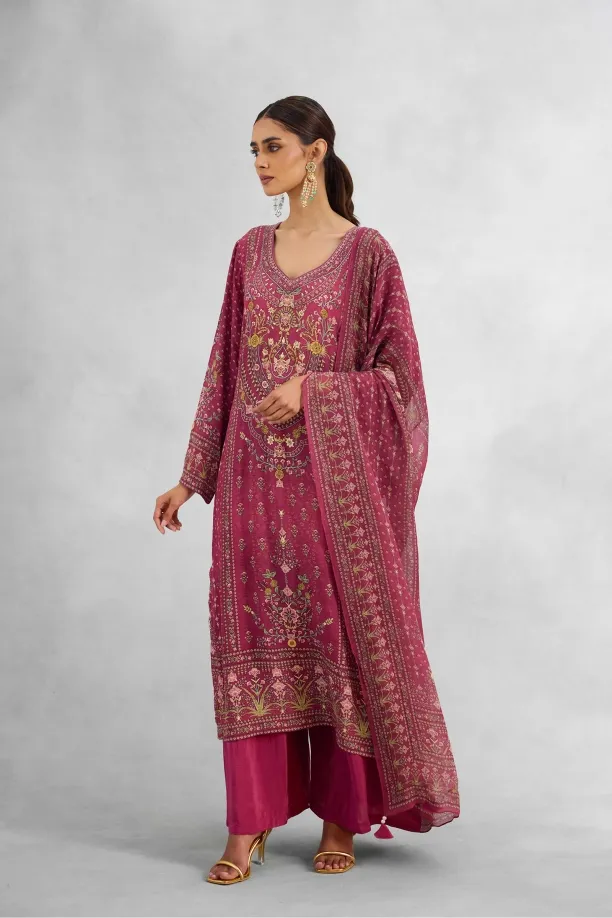 Cranberry Pink Suit Set