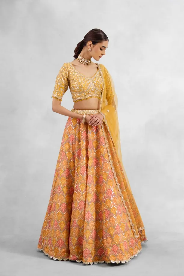 Creamsicle Orange Lehenga Set 