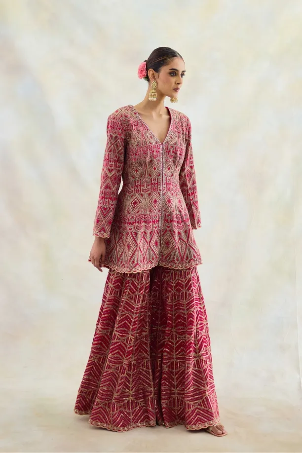 Deep Plum Garara Set 