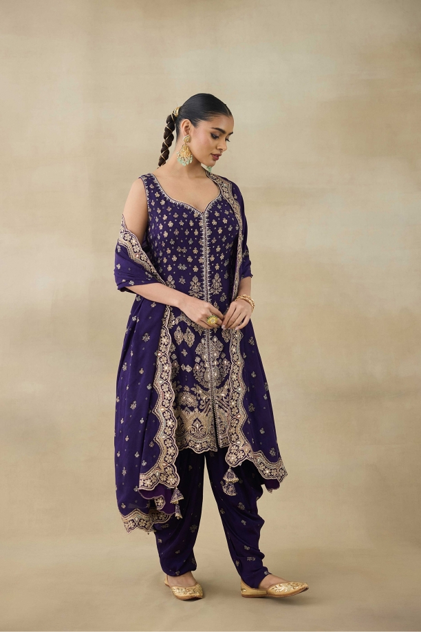 Indigo Blue Suit Set