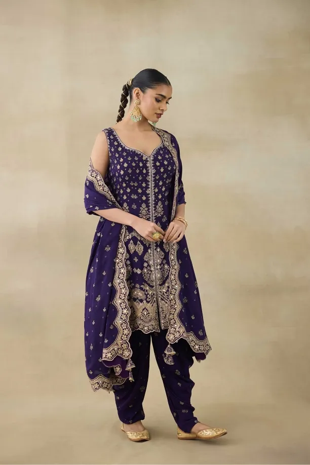 Indigo Blue Suit Set