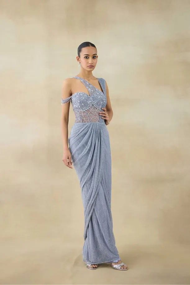 Ice Water Drape Saree