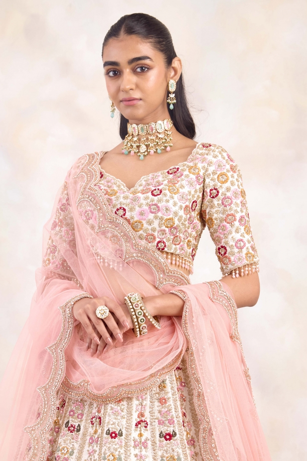 Vanilla Beige Lehenga Set 