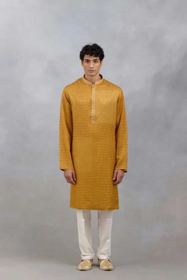 Polka Dot Kurta Set