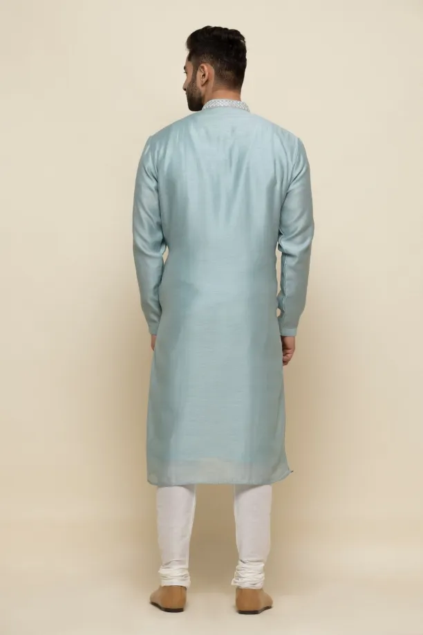 Aqua Blue Kurta Set