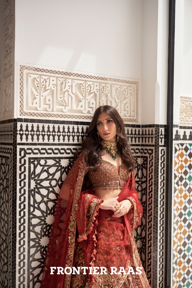 Red Lehenga Buy Designer Red Lehenga For Wedding Online Frontier Raas