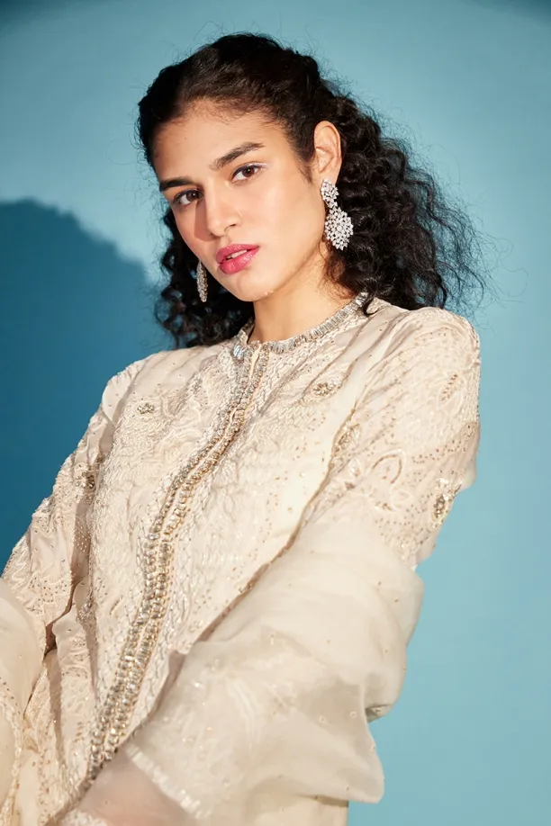 MEDHA BATRA - Creme Suit Set