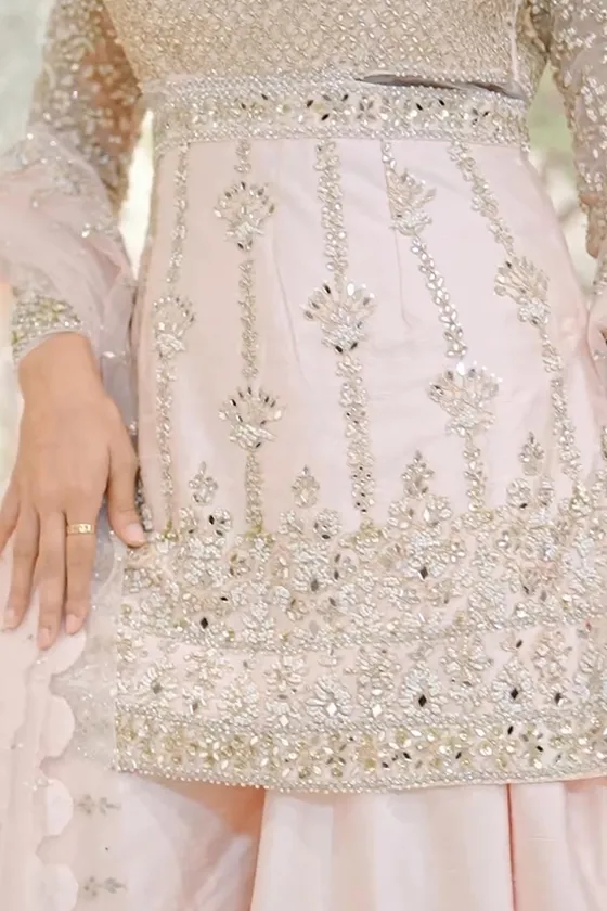 Blush Pink Sharara Set
