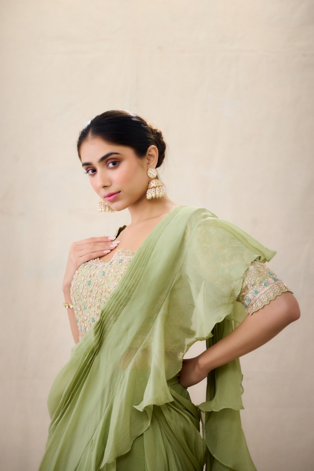 Light Green Lehenga Set