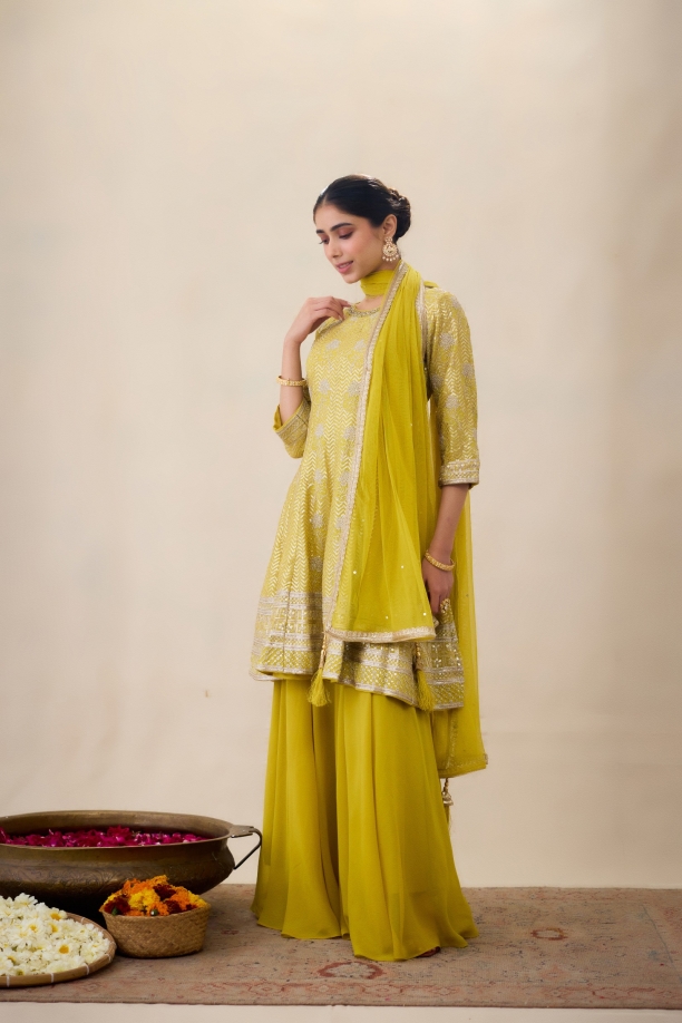 Lemon Sharara Set