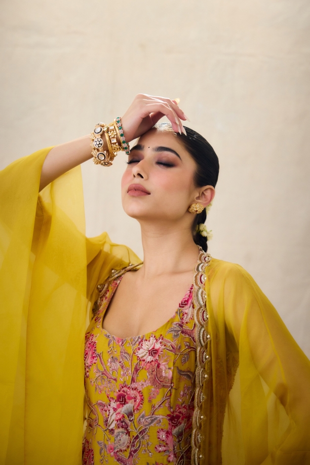 Sun Yellow Garara Set