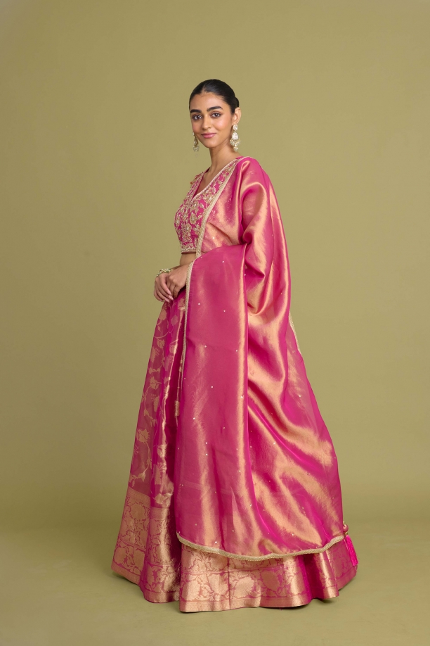 Rani Pink Lehenga Set 