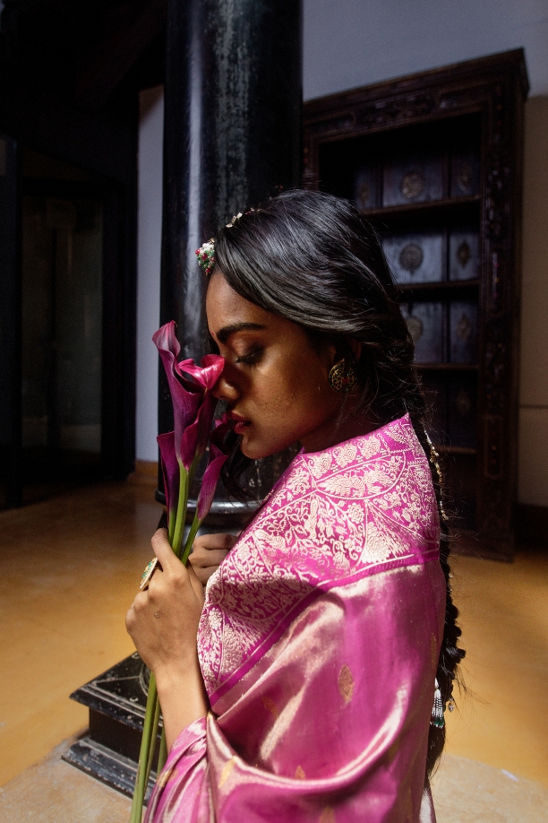 Orchid Kanjivaram Silk Saree