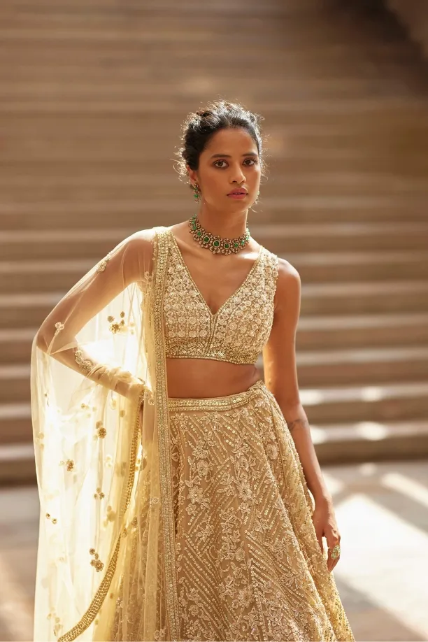 Celestial Gold Lehenga