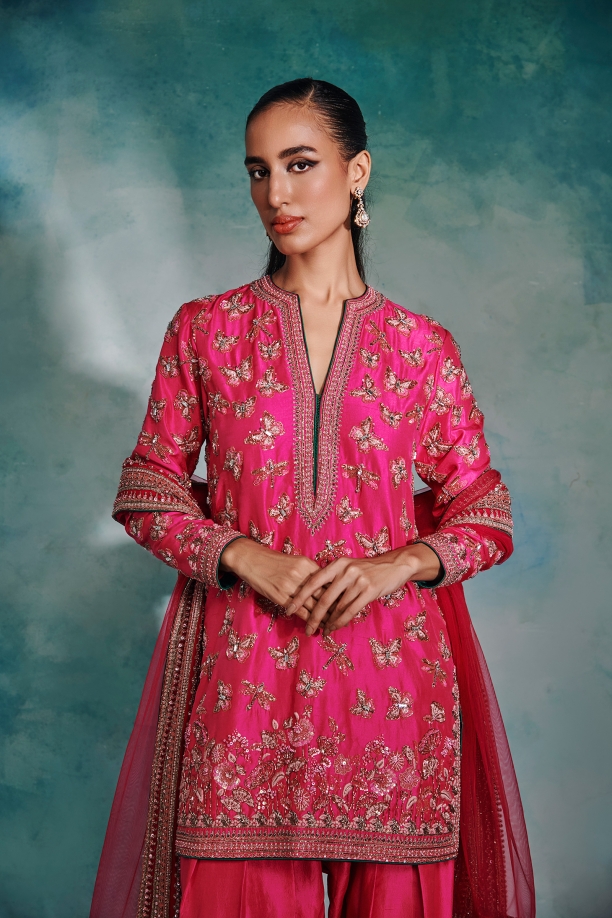 MEDHA BATRA - Valentine Dream Shirt & Salwar Set