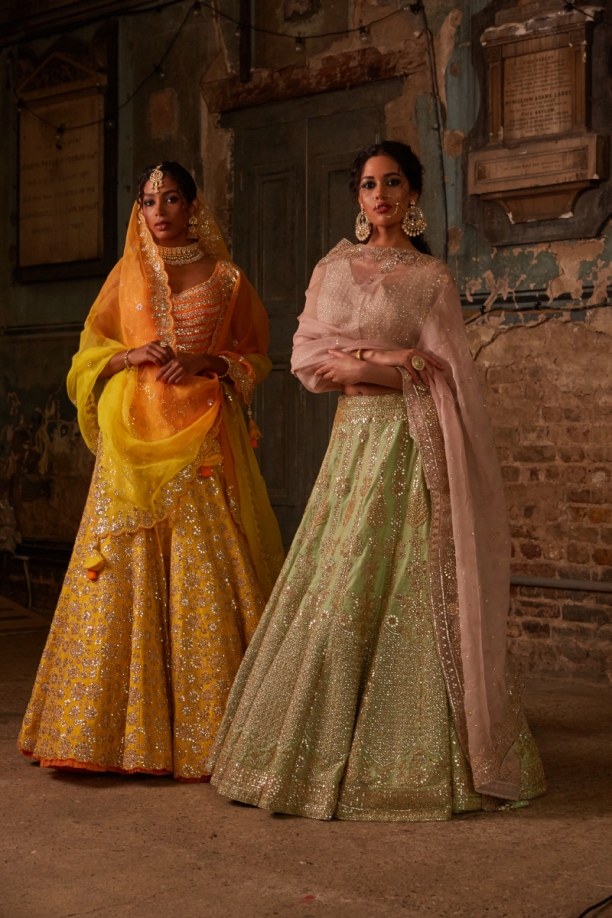 Mint Green Lehenga