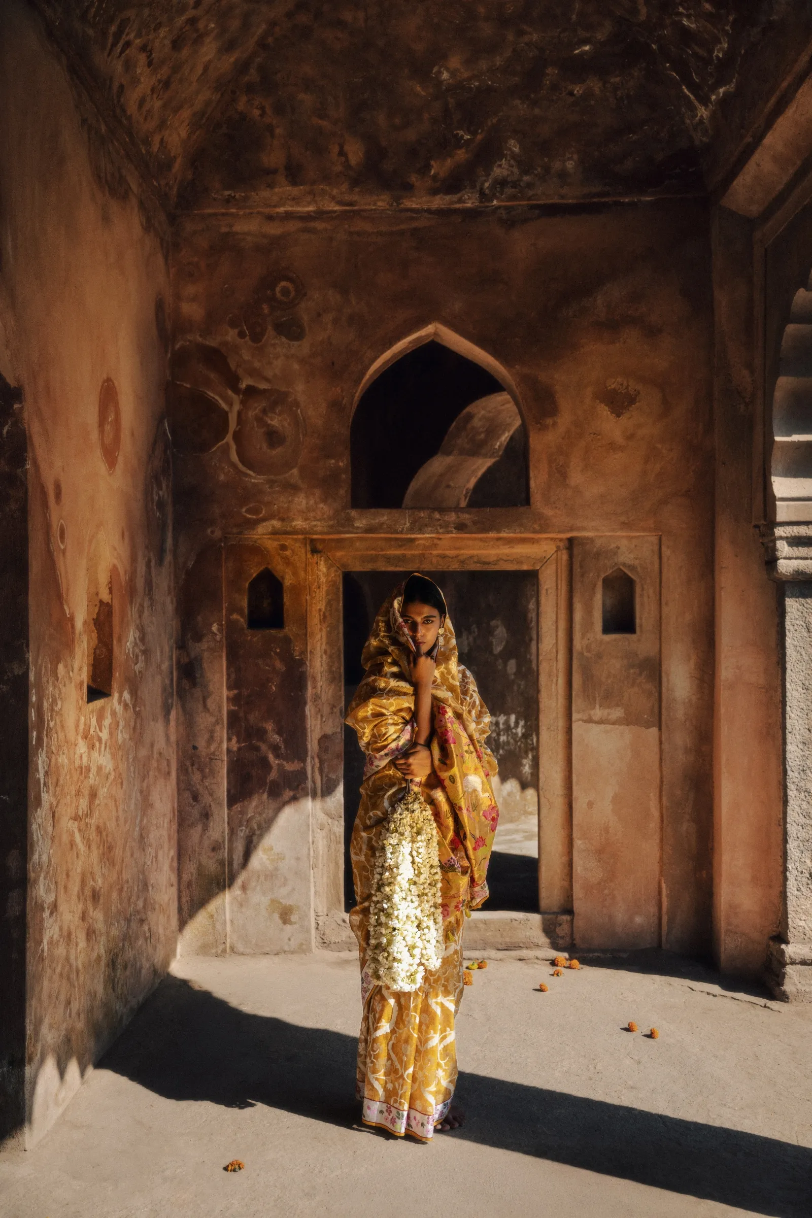 Marigold Kota Saree