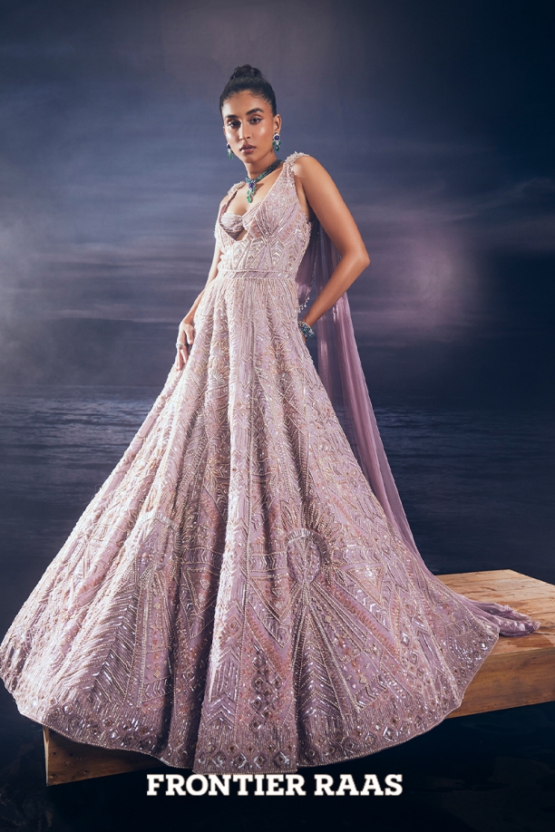 Designer evening top wear dresses