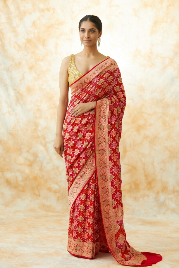 Bandhej Sarees Shop Royal Bandhej Saree Online