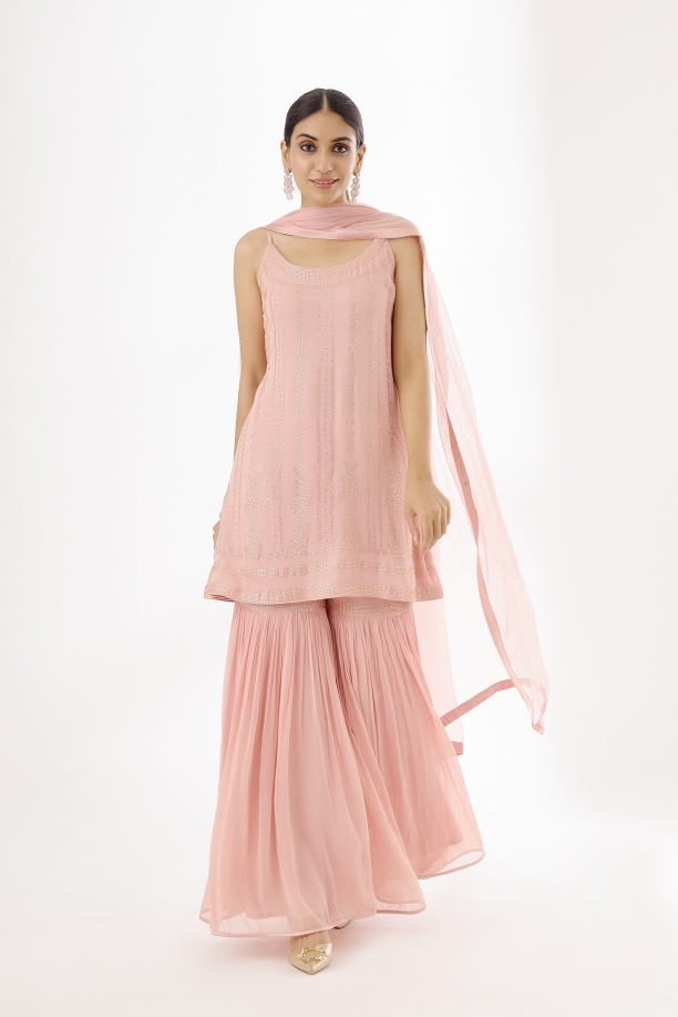 Baby Pink Garara Suit