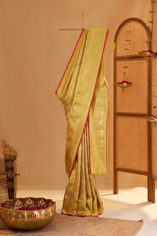 Gold Tissue Silk Saree