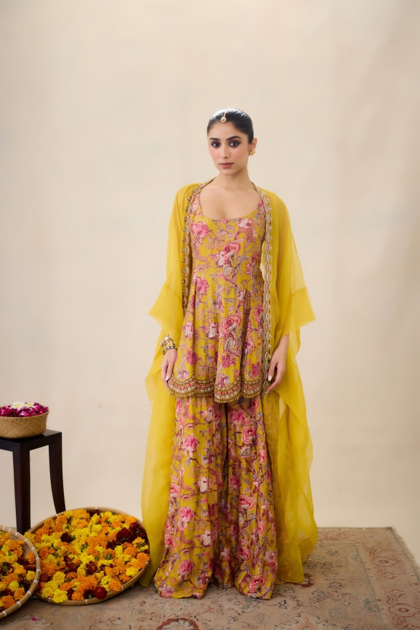 Sun Yellow Garara Set