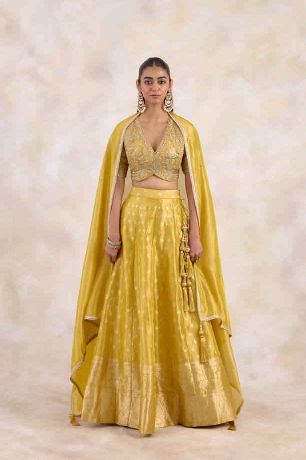 Burnished Mustard Lehenga Set 