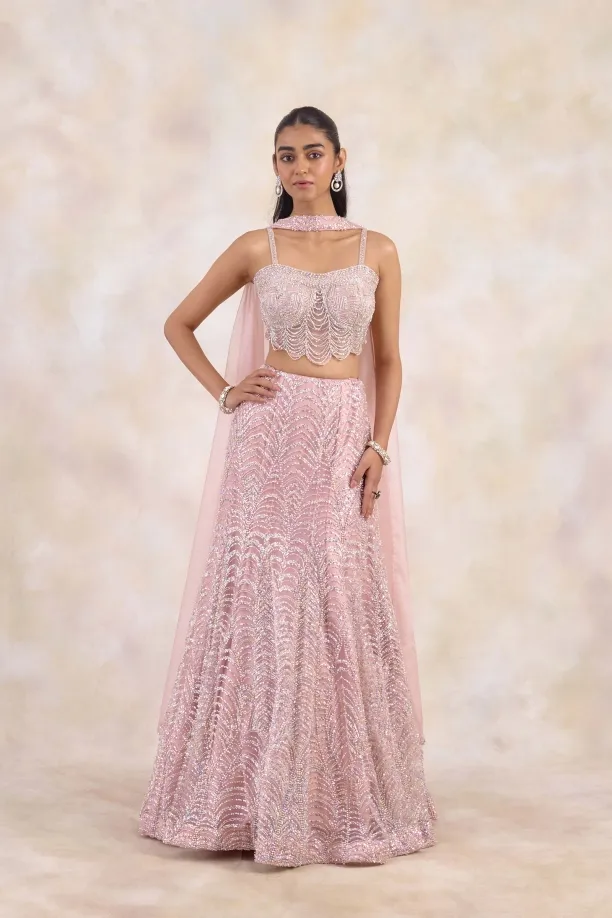 Petal Pink Lehenga Set