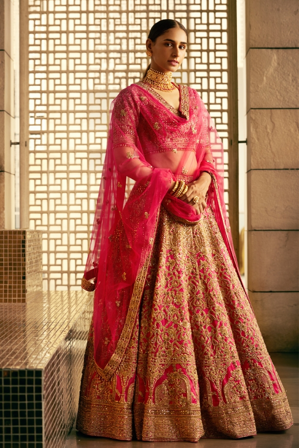 Frontier raas shop bridal lehenga price