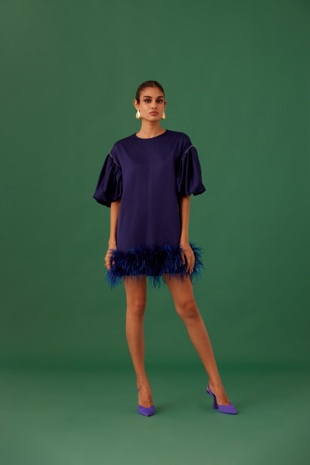 MEDHA BATRA - Blue Box Dress
