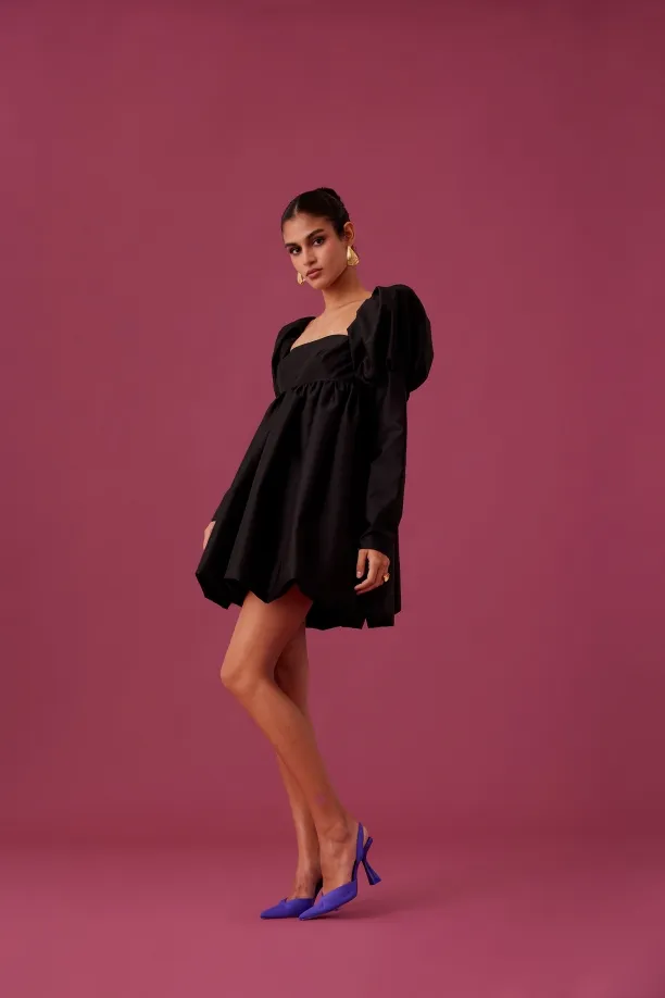 MEDHA BATRA - Black Tafetta Dress