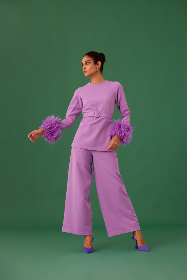 MEDHA BATRA - Lilac Crepe Co ord