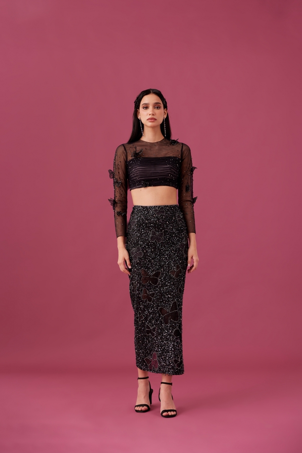 MEDHA BATRA - Colocal Black Co ord