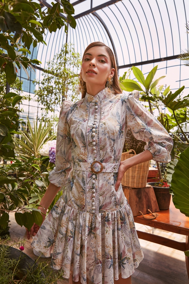 MEDHA BATRA - Fauna Flounce Dress