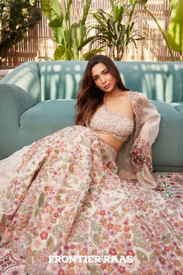 Blossom Ivory Lehenga