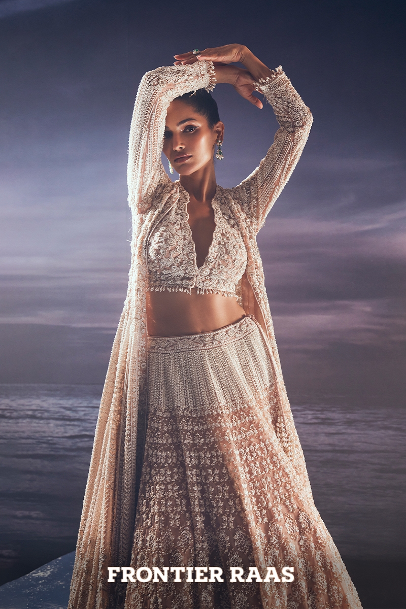 Lehenga choli shop with net jacket