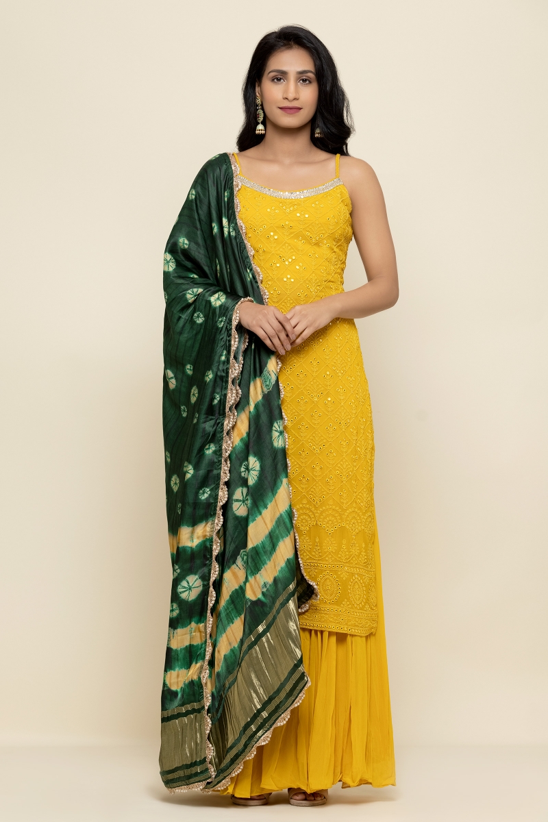 Yellow garara on sale